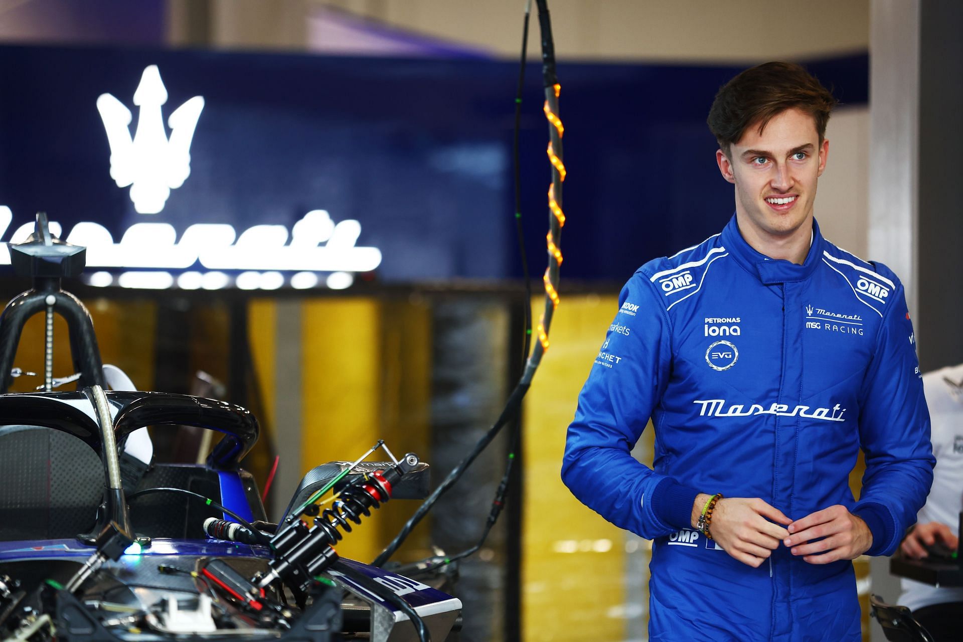 Theo Pourchaire at the Jeddah E-Prix - Previews - Source: Getty